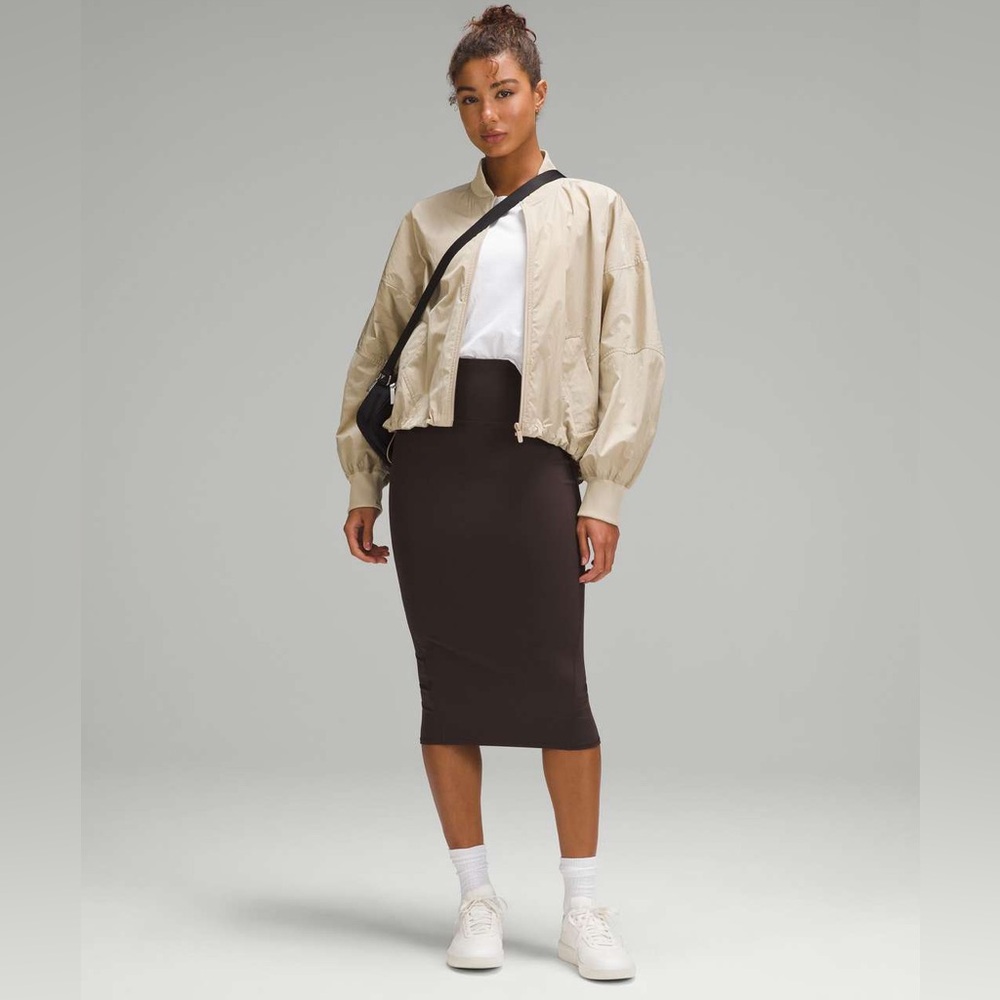 lululemon athletica Nulu Slim Fit High Rise Midi Skirt